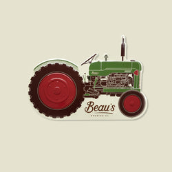 Beau's Tractor Tin Sign